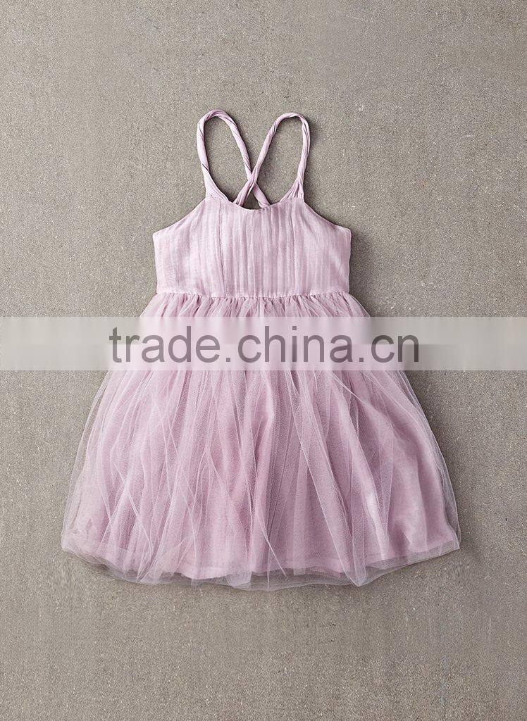 Factory Wholesale Girl Party Dress big bow Tulle Girl wedding Dresses