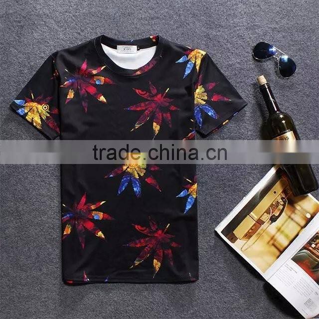 2016 brand clothes fresh from Europe and America Top hot men casual tshirt 3d clown Print Tee Tops 50 design