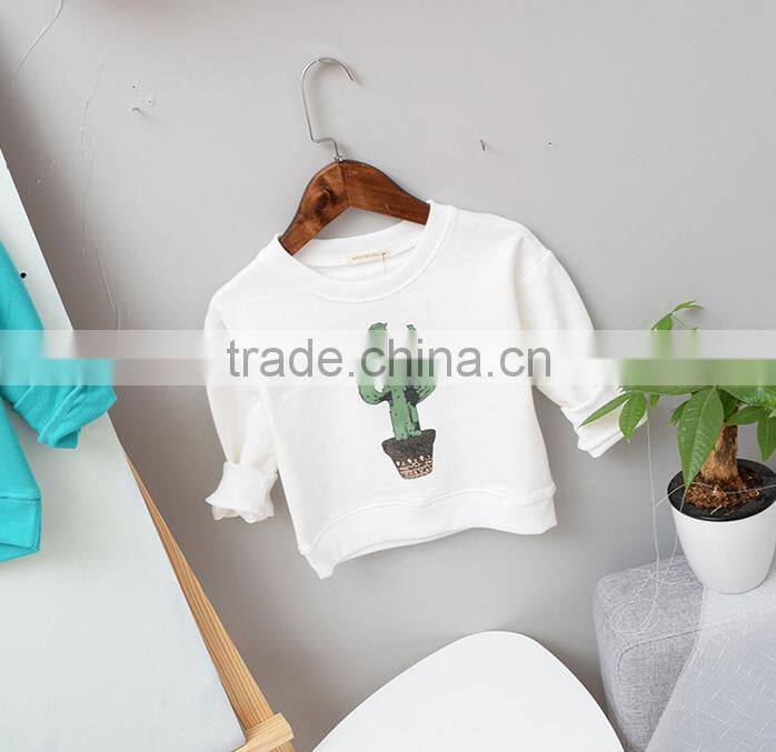 YE5159 autumn 2017 Korean cotton boys clothing cactus children hoodies