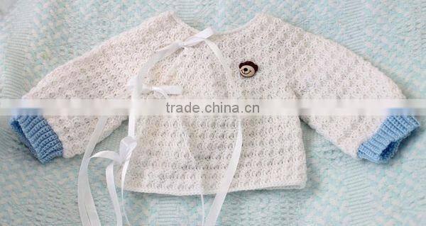 Beanie and Ankle Boots Style Hand Made Kids Crochet Sweater