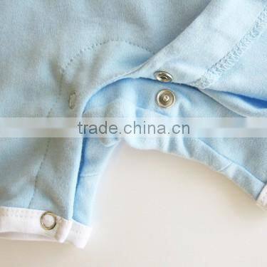 Summer Short Sleeve Newborn Baby Bodysuit Navy Style Printed Toddler Romper Knitted Kids Clothes