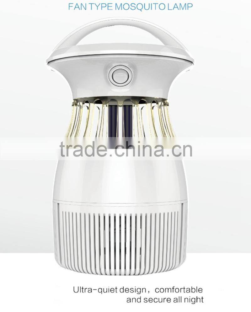 LED anti-mosquito zapper with electric fan mosquito control zapper 2017 new electric mosquito zapper
