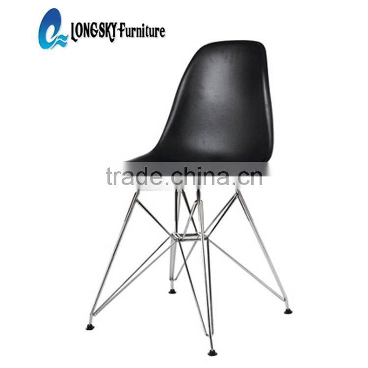 LS-4001A High Quality Cheap plastic dining chair ,outdoor armless plastic chair