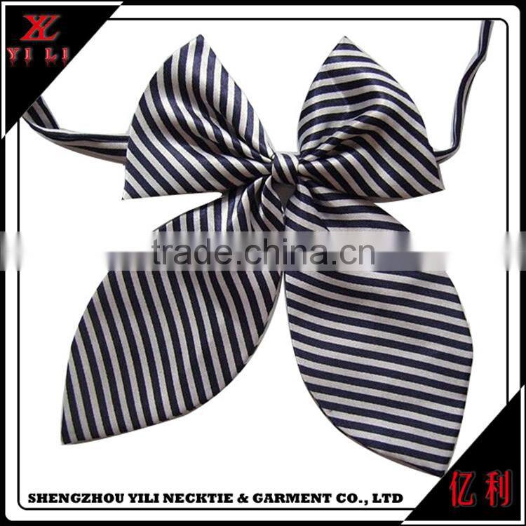 Elegant ladies logo printed tie dye bow ties