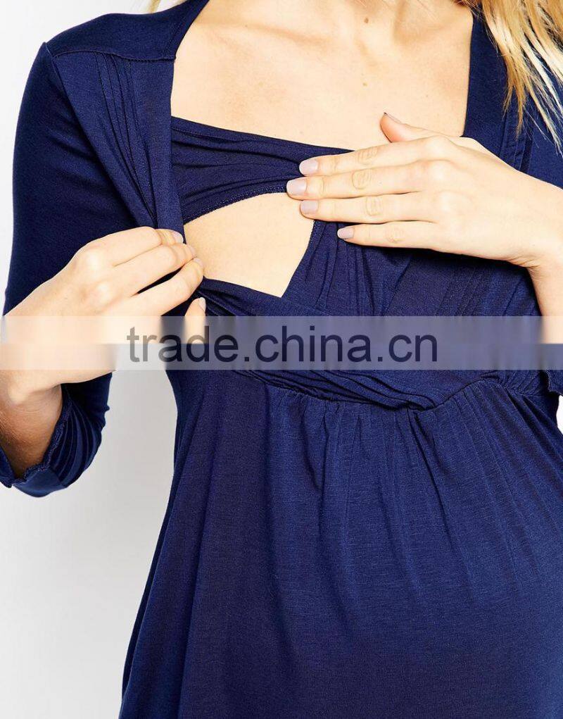 Regular fit ture to size jersey nursing pajamas for women 2015