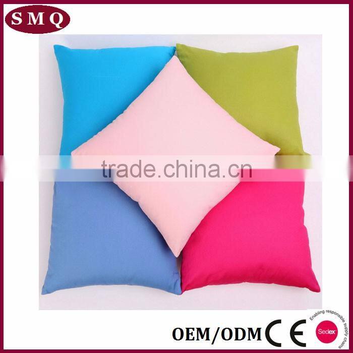 block colour blank plain natural linen stretch cushion cover