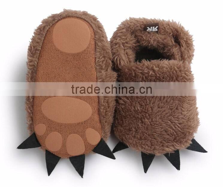 Cute paw design warm shoes for baby, little paw baby shoes