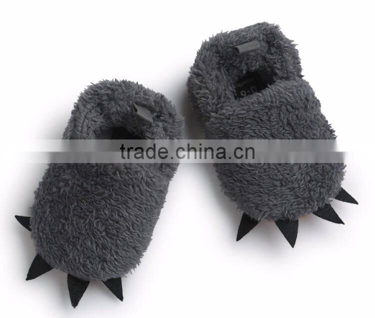 Cute paw design warm shoes for baby, little paw baby shoes