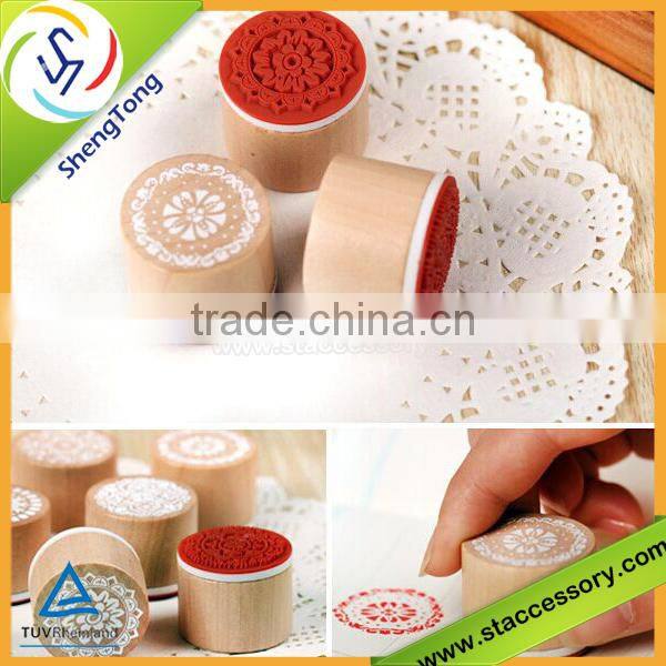 high quality rubber stamp/wooden stamp