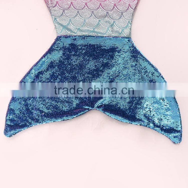 super soft gradient color sequins flannel fleece mermaid tail blanket