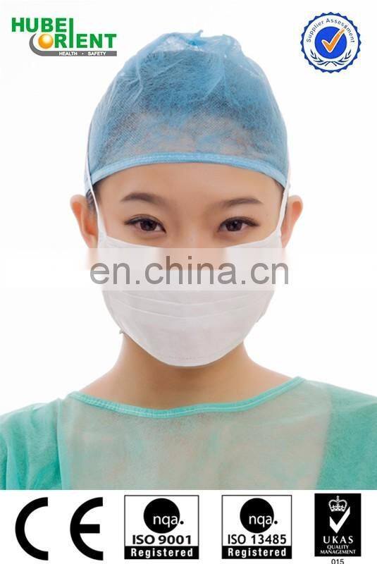 3 Ply Disposable Non Woven PP Face Mask with Tie-on