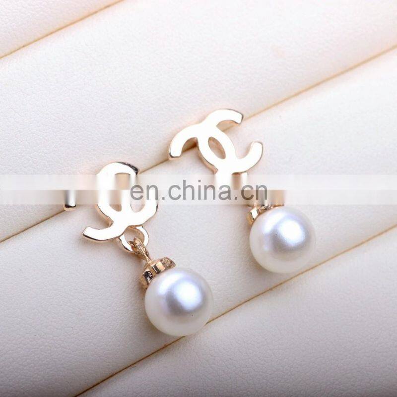 fashionable pearl earrings design hanging earring design