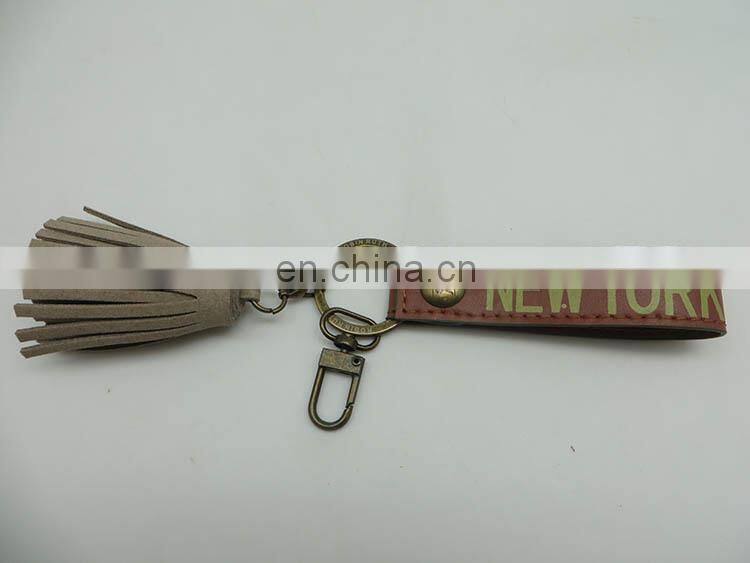 Various Kinds Personalized Design PU Leather Souvenir Keychain