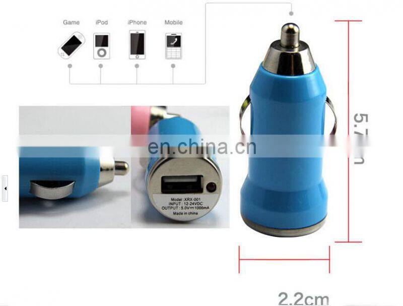 Personalized Single USB promotional usb car charger Universal Car Charger