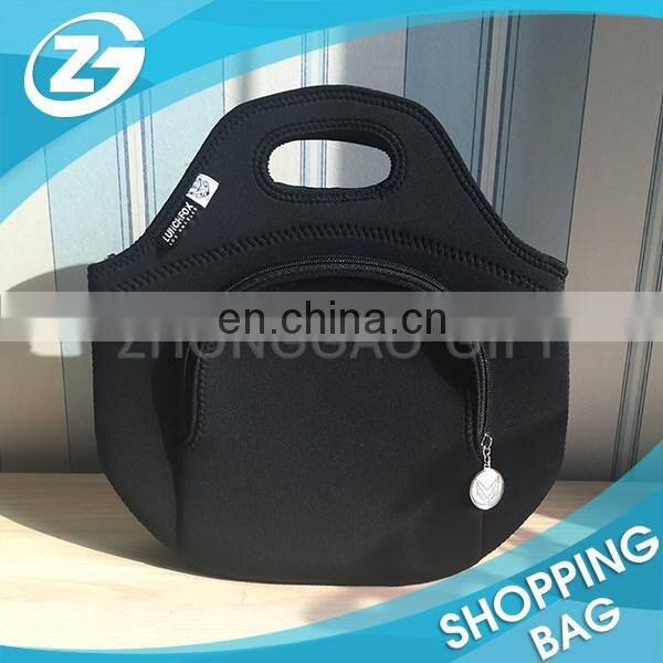 Neoprene Lunch bag Cooler bag In Different Colors Durable Shockproof Picnic Case Lunch Tote Bag