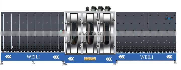 Jinan factory 2000mm automatic vertical insulating glass washing and drying Machine