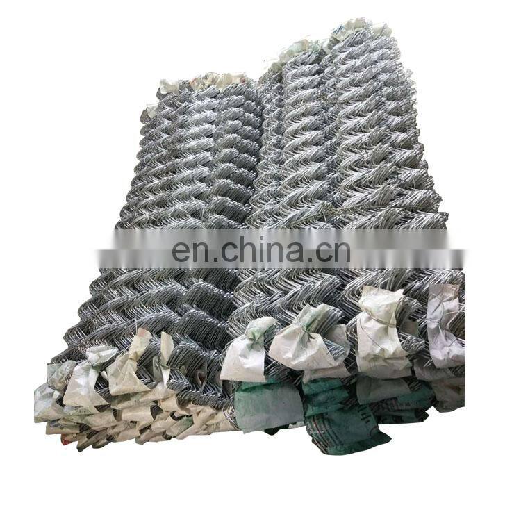 High quality cheap eco friendly used galvanized chain link fence mesh