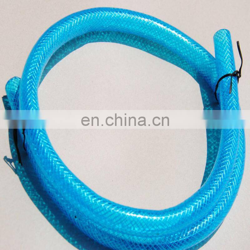 Transparent PVC Fibre Reinforced Mesh Hose, Clear Braided Hose, Soft PVC Water Pipe T