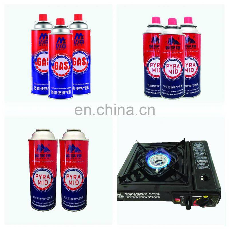 China outdoor butane gas cartridge bbq use and butane gas stove double