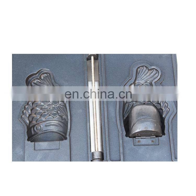 German Thermostat US Heating Pipe commercial taiyaki machine fish waffle maker red snapper fish fried ice cream machine