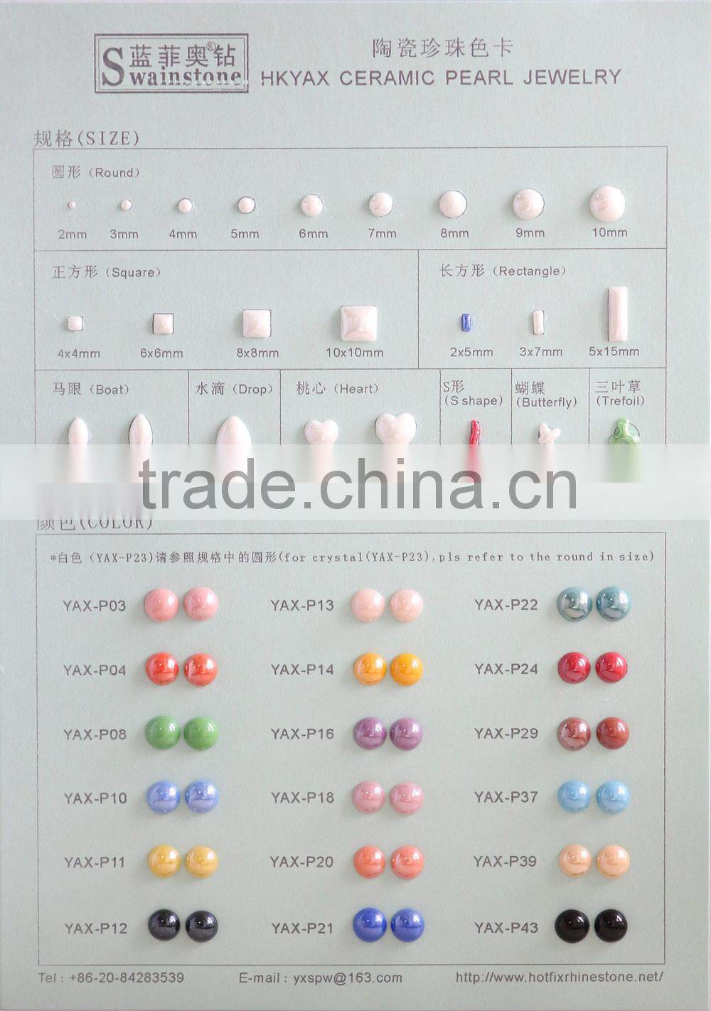 0323L Rectangle shaped pearls half,Cheap price pearl half round,half pearls wholesale