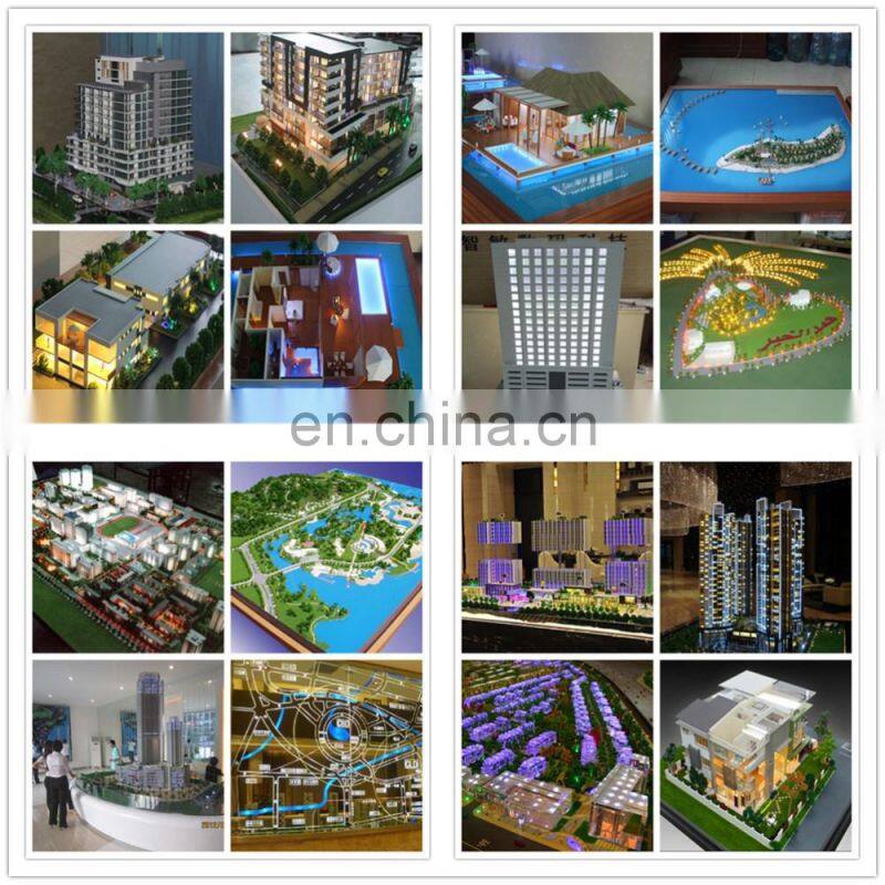 4S car shop miniature building model with architectural model material ,scale model