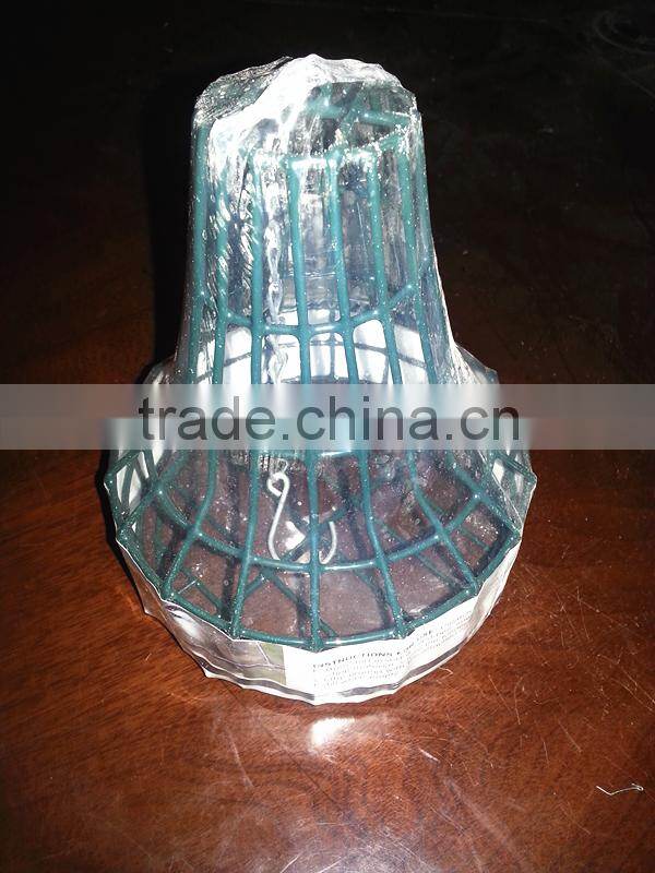 large window Metal hanging round Bird feeder