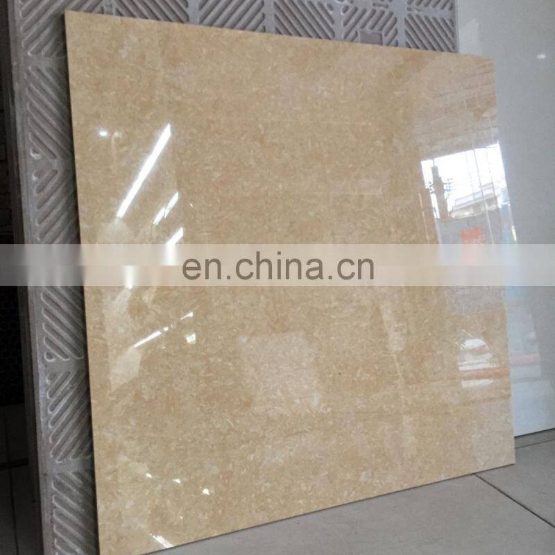 dark yellow tulip tiles double loading porcelain tiles 600*600mm
