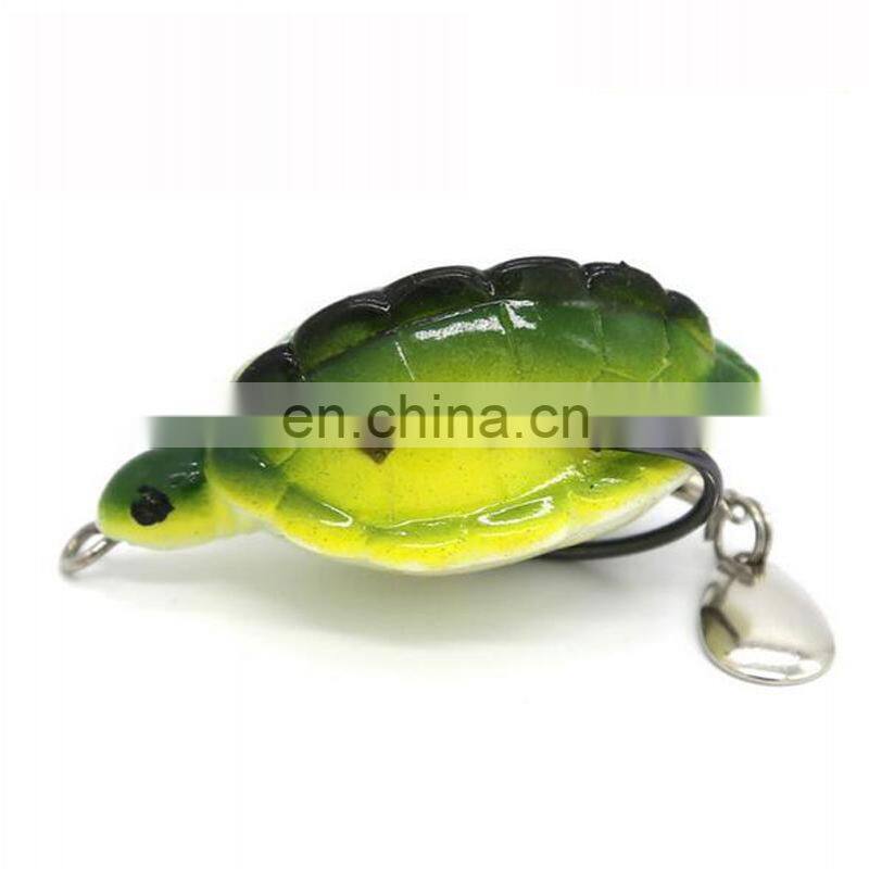 5.5cm 12g Freshwater Fishing Tackle Snakehead Lifelike Turtle Chinese Lures