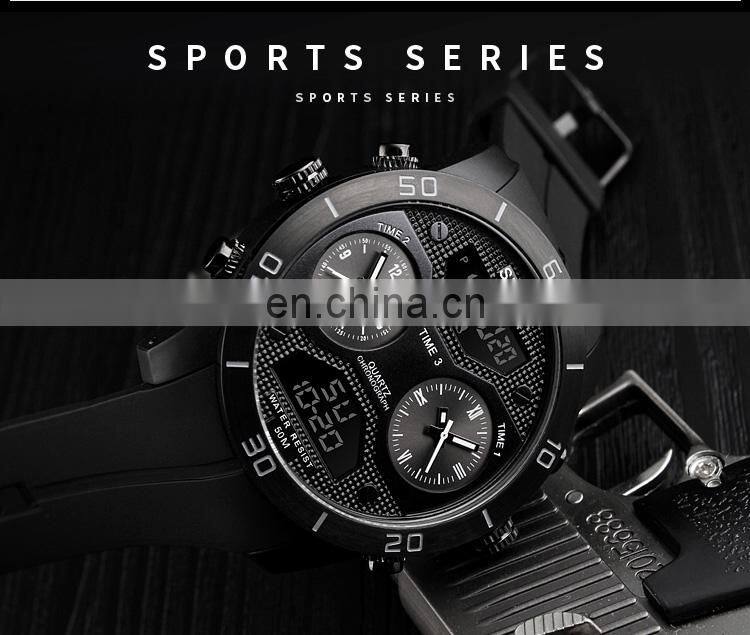 SKMEI custom logo watches wholesale bling lucky sport dual time digital watch 1355