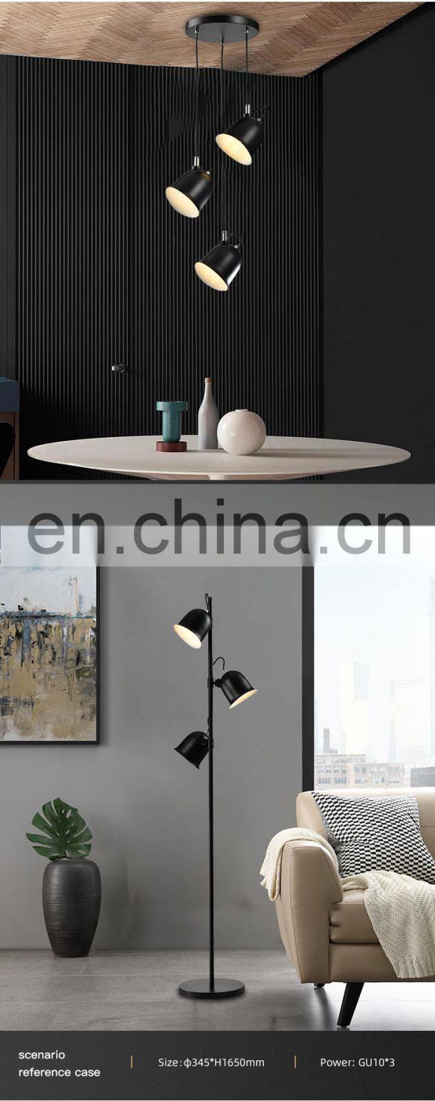 HUAYI Factory Wholesale Black Iron Lamp Body Indoor Bedroom Hotel Wall Mounted LED Wall Lamp