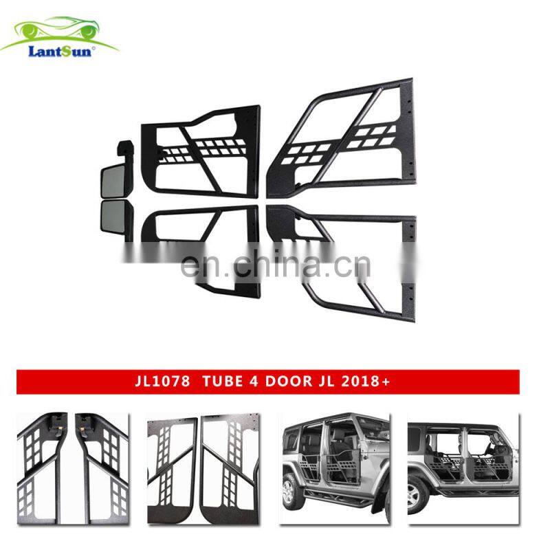 JL1078 JK TUBE 4 DOOR half door for Vehicles for jeep for wrangler JL accessories steel door for jeep JL2018+ new desigh LANTSUN