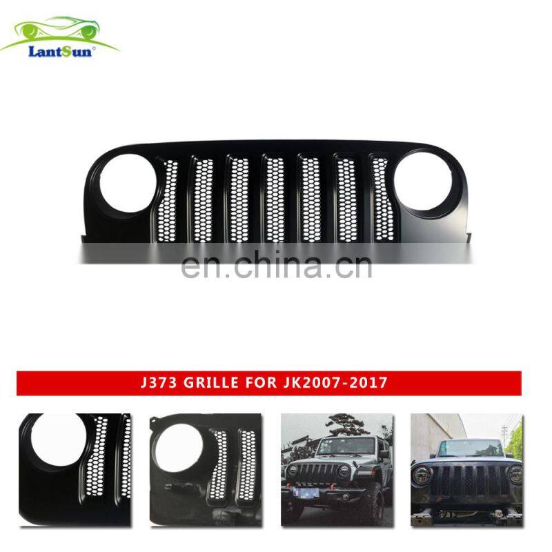 JL Style Black Mesh Car Front Grille for Jeep for Wrangler JK 2007-2017