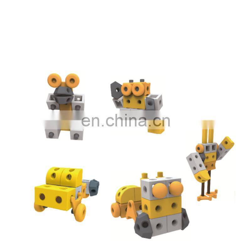 Children EVA foam building blocks to Creative plastic interlocking toy EVA foam building block