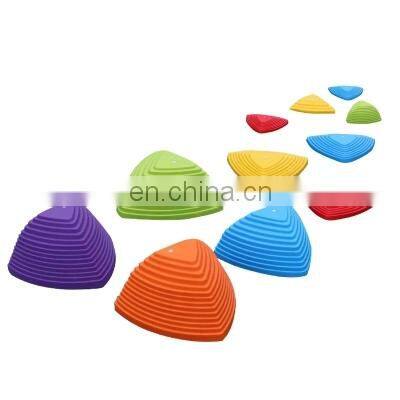 kindergarten plastic unicorn shapes connecting toys Large children game set training balance toy plastic balancing step stone