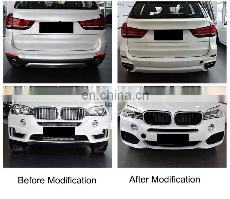 Runde Perfect Fit Body Kit For 15-19 Bmw X5 F15 Upgrade M-Tech Style Body Kit Front Bumper Rear Bumper Side Skirts Wheel Eyebrow