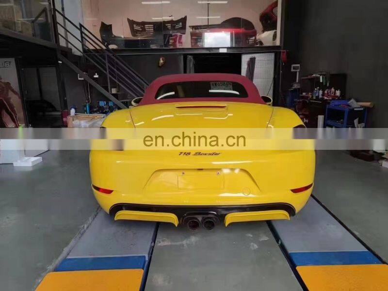 Runde Top Ranking Quality PP Material For Porsche 718 Boxster Upgrade GTS Style Front Bumper Front Rear Lip Body Kit