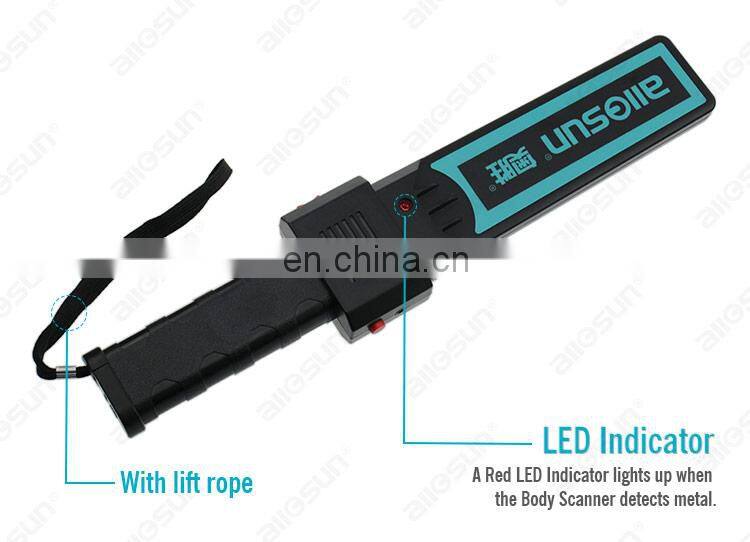 ALLOSUN TS95 Security Metal Detector Security Hand Held Metal Detector Body Scanner with Adjustable Sensitivity Body Search