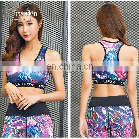 2020 Fashion custom printed leggings high waist yoga pants wholesale sexy women yoga sets