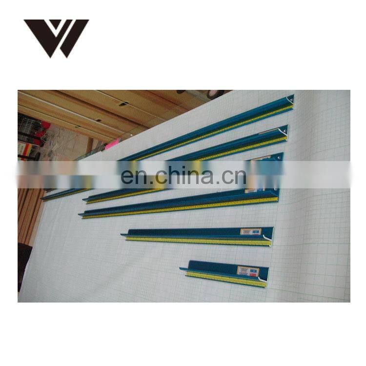 2018 hot sell new products aluminum 30cm safety ruler for school