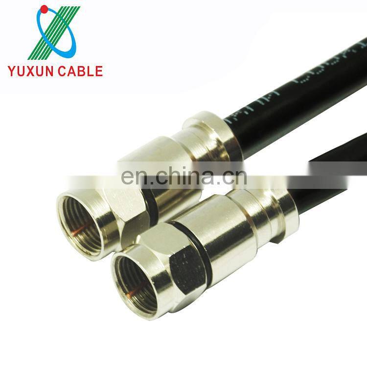 F Connector RG6 Antenna Coaxial Satellite Cable