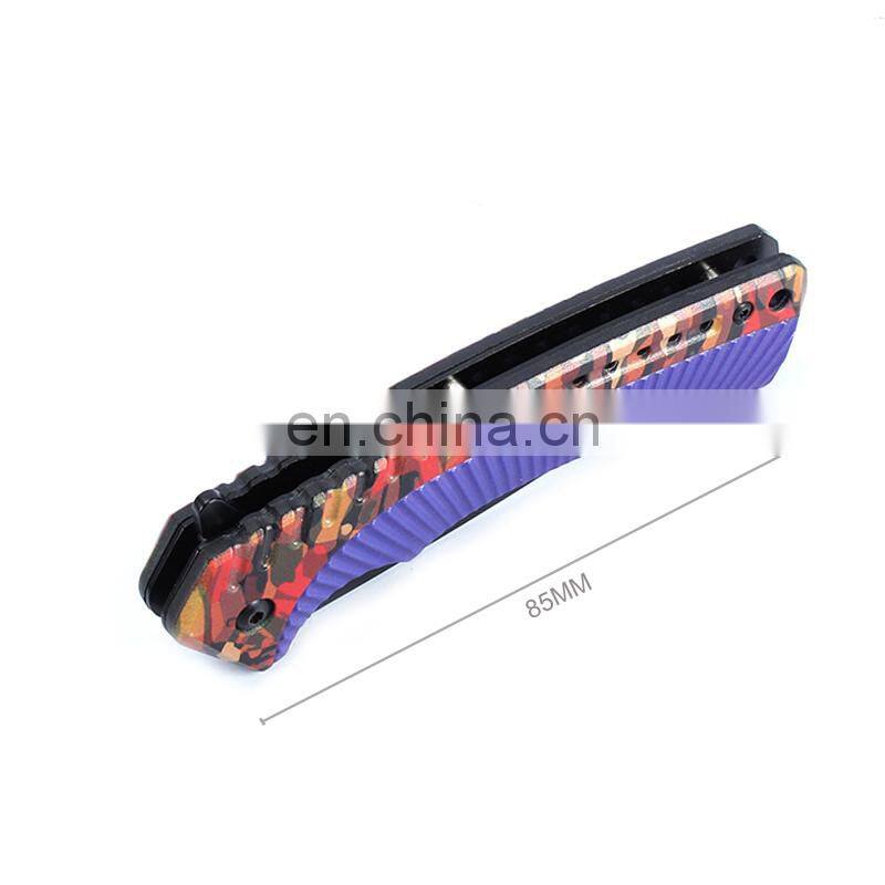 New Trends Outdoor Camping Hunting Bushcraft Folding Foldable Knife Tactical Paracord Survival Military Pocket Knife