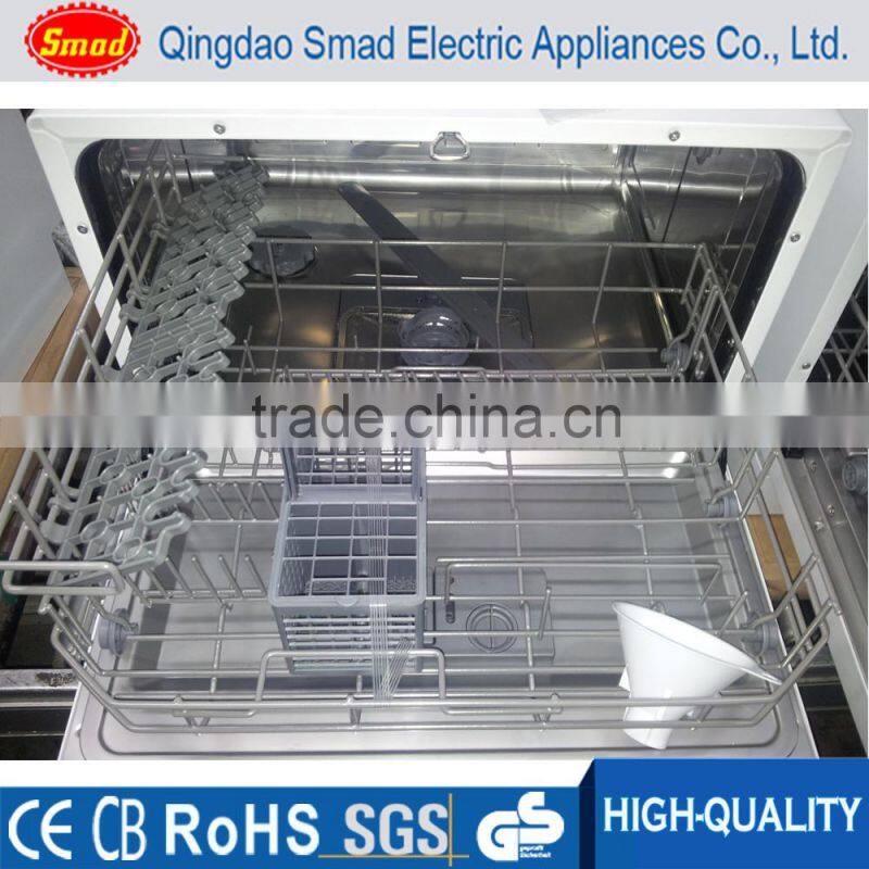 6 Sets mini dishwasher machine countertop dishwasher