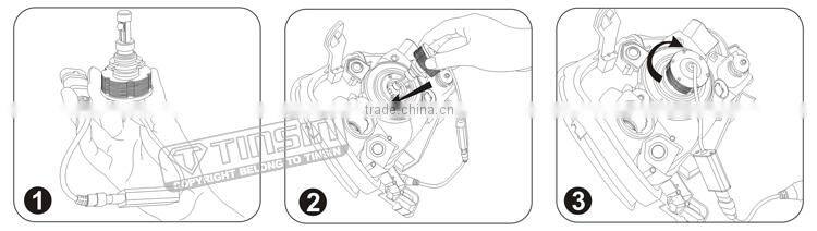 2014 Newest design led headlamp h8/ h9/ h11 9v-30v 30w jetta led headlamp