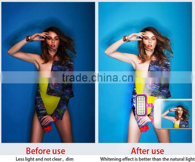 Built-in 21leds led flash light mobile phone led selfie flash light hot trend products 2016