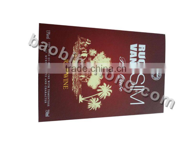 Luxury Wine Gift Carton Box / Vietnamese Sim Wine