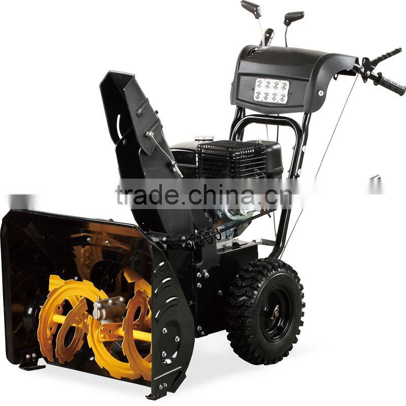 2015 new model!! 6.5HP snowblower withing LED light,63cm working width