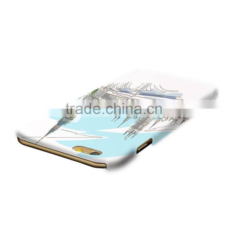 unique design 3D sublimation phone case for clear iphone case