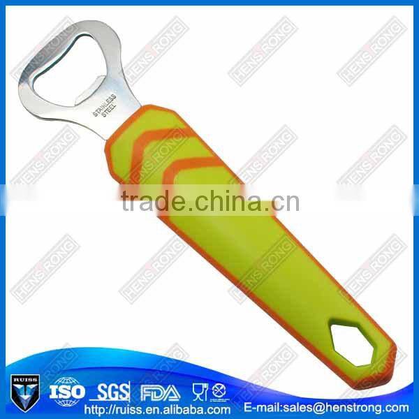 New design rubber handle bottle opener ,wine opener