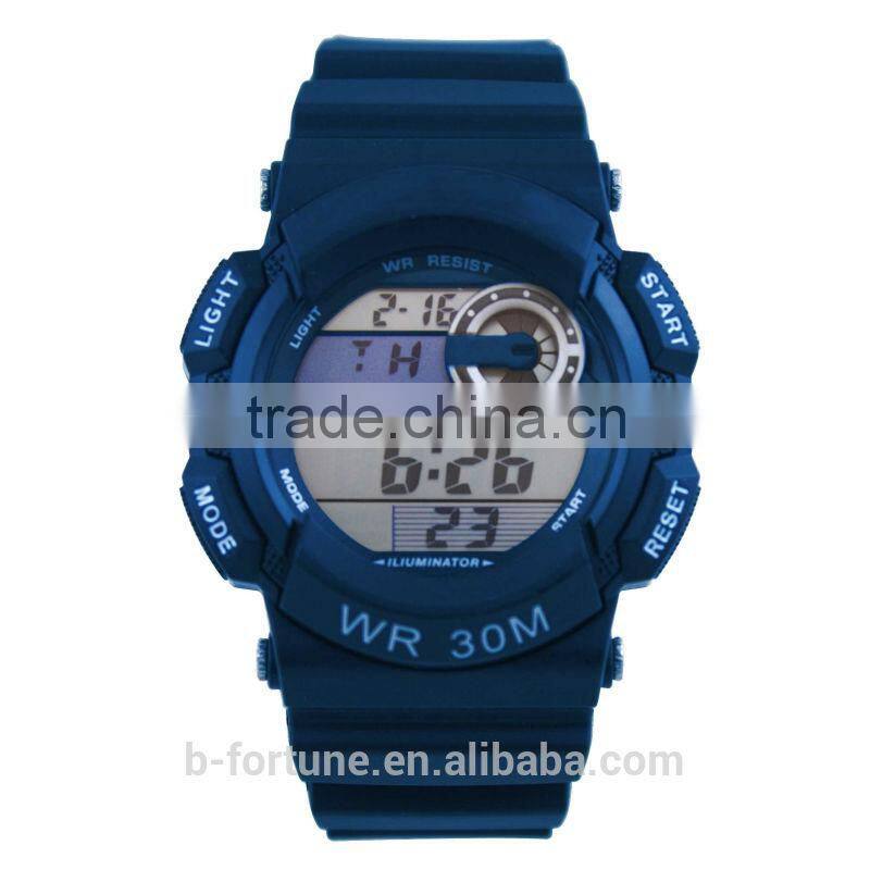 LP1344_BL Blue color Chrono Alarm Date/Day Tech digital Multifunction Digital men watches sports